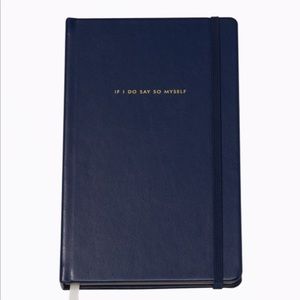 Kate Spade Take Note Large Journal - Navy Blue